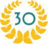 Badge 30 years old company